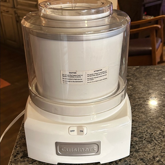 Cuisinart White Frozen Yogurt and Sorbet Maker - Picture 2 of 2